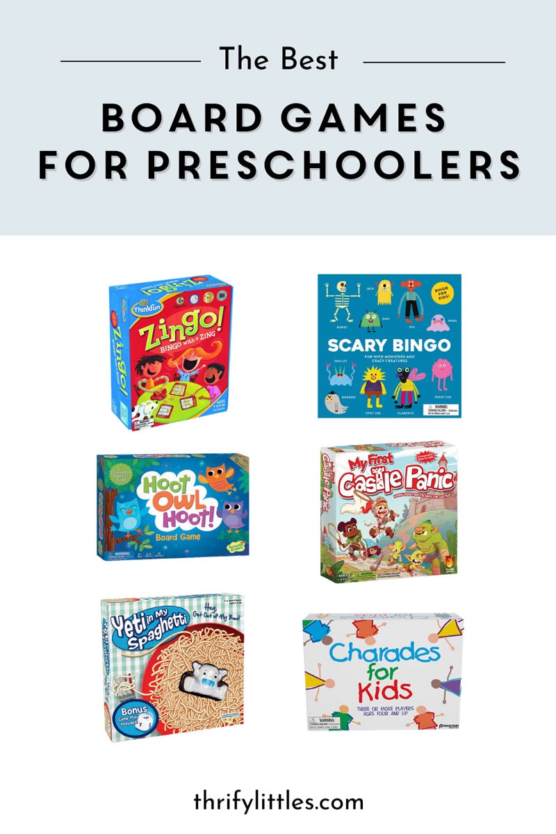 The Best Board Games for Preschoolers