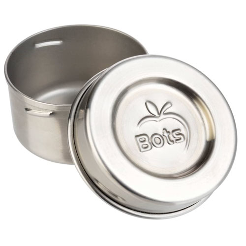 lunchbots stainless steel mini container for dips or condiments