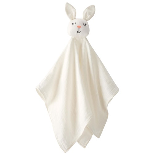 easter bunny cream muslin lovie