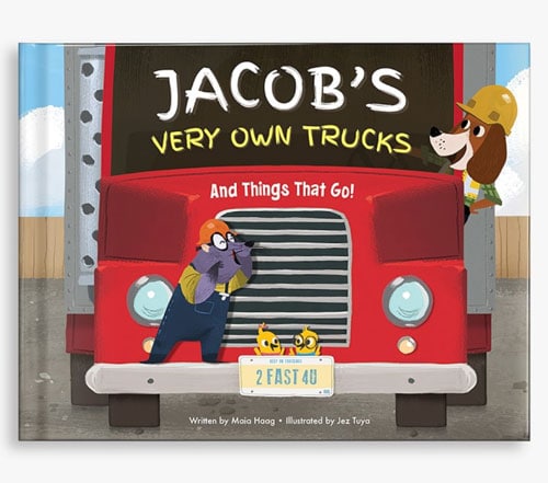 My Very Own Trucks Personalized Book from Pottery Barn Kids
