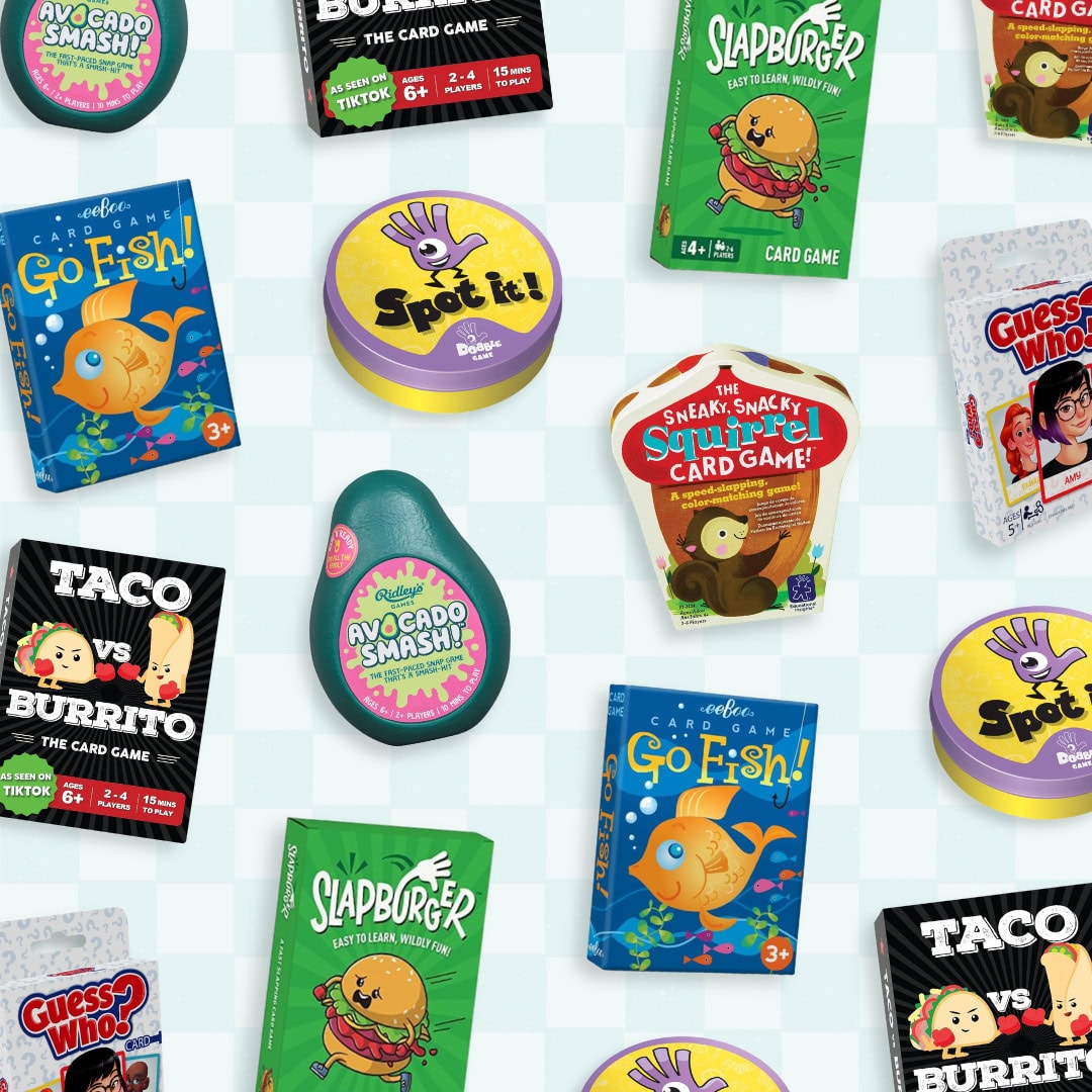 a collection of the best card games for little kids