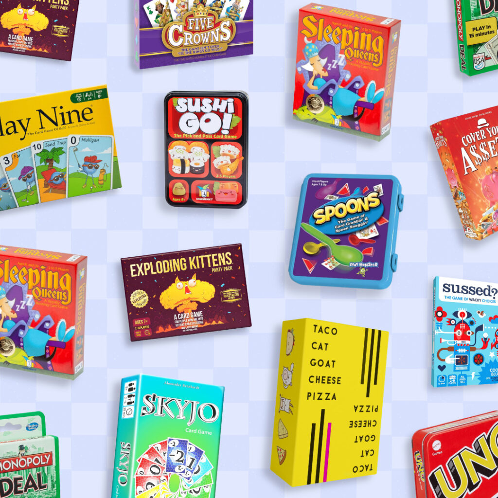 a collection of the best card games that are great for tweens